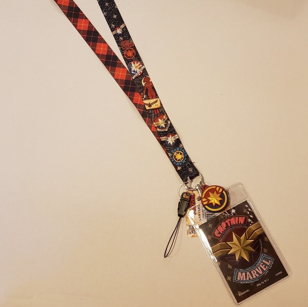 Captain Marvel Lanyard Official Movie Merch